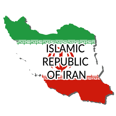 イラン・イスラム共和国無料フリーイラスト｜英語・国旗付